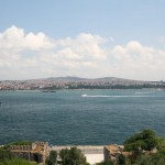 The view from the Topkapi Palace of the Bosphorus