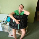 Heather not exercising and gettnig a few spare tyres