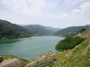 A Romanian Alpine Dam in Transylvania