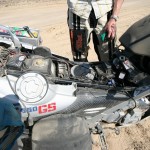 burnt out datatool cables on the F650GS - Kazakhstan