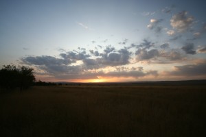 Sunset over the Steppe - Kazakhstan