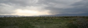 Storms coming across from Almaty - Kyrgyzstan
