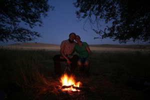 A nice night by the fire - Kazakhstan
